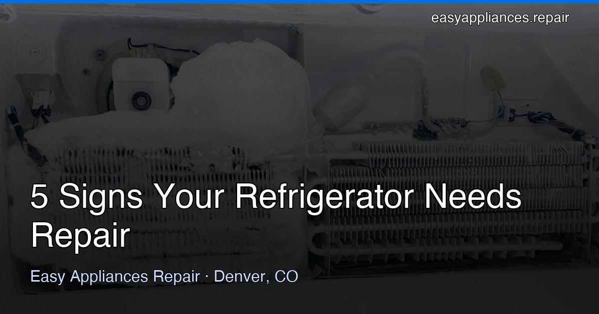 Technician diagnosing a refrigerator issue